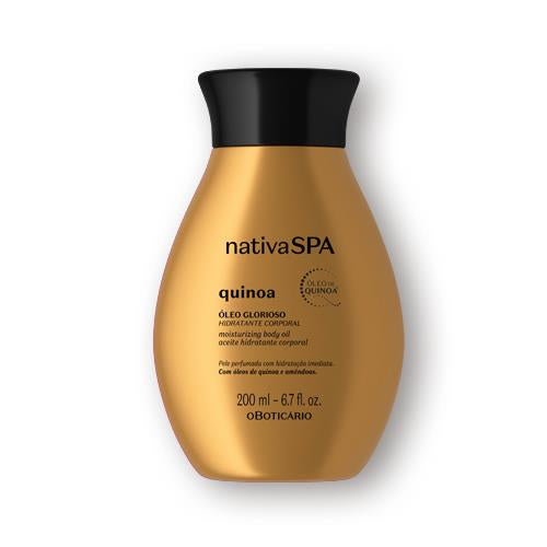 Óleo Glorioso de Banho Nativa Spa Quinoa e Amêndoas, 200ml