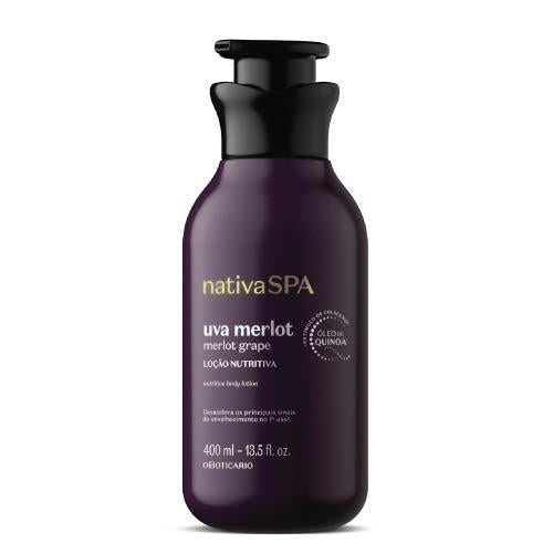 Creme Hidratante Nativa SPA Uva Merlot, 400ml