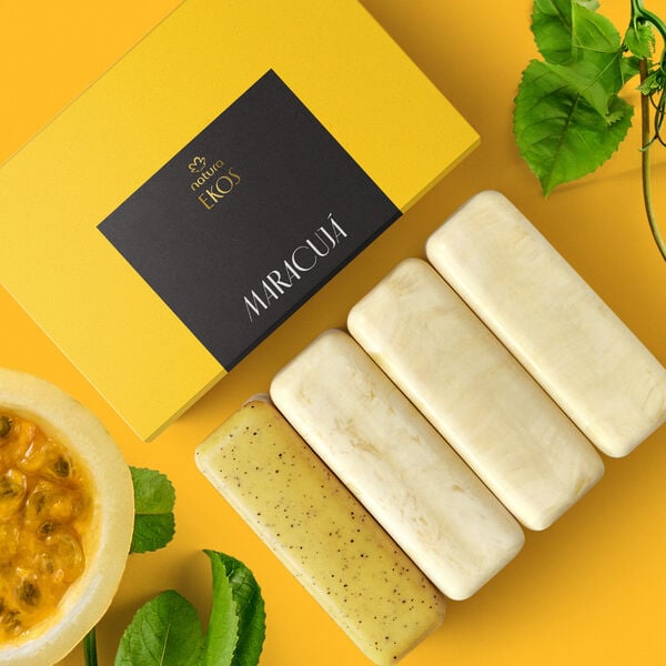 Ekos Maracujá Exfoliating and Creamy Pure Vegetable Bar Soap