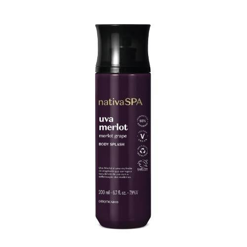 Body Splash Nativa Spa Uva Merlot, 200ml